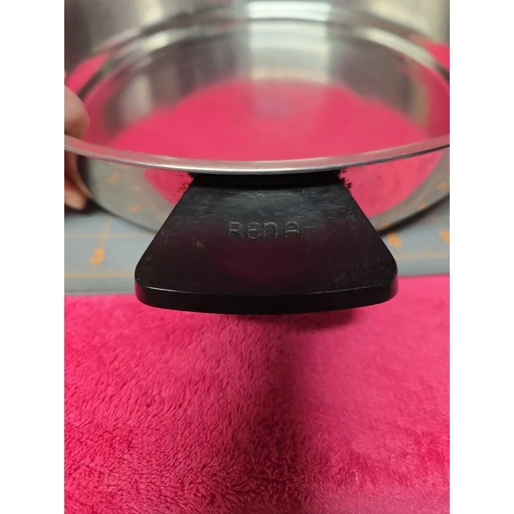 Rena Ware Ultra-Ply 3-Ply 18-8 Stainless Dutch Oven Fry Pan 4Q Dome Skillet Lid